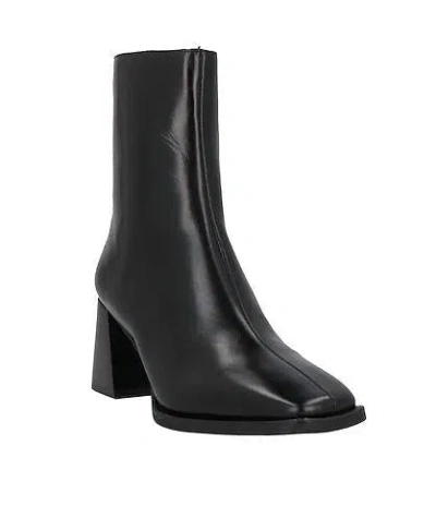 Jeffrey Campbell Sherpal Block-heel Booties In Black