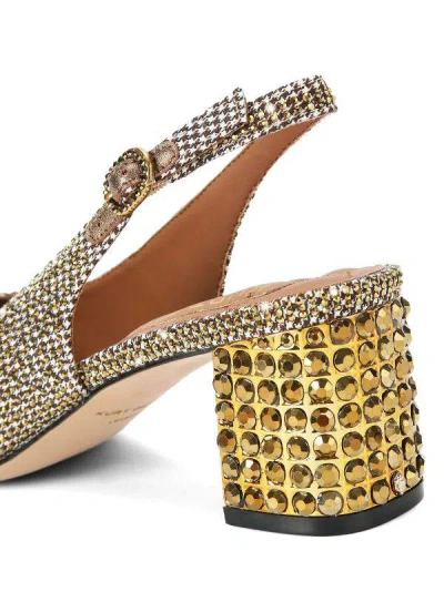 Kurt Geiger London Chelsea Slingback Pump In Gold