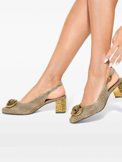 Kurt Geiger London Chelsea Slingback Pump In Gold