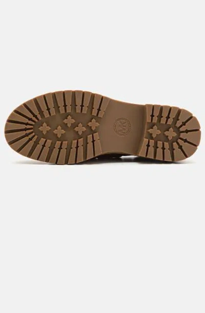 Michael Kors Suede Cameron Lace-up Loafers In Brown