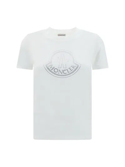 Shop Moncler T-shirts In White