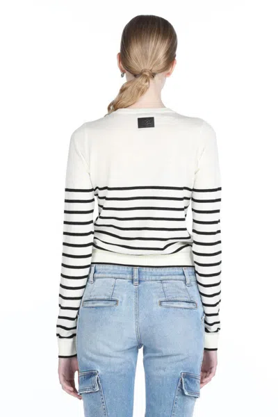 N°21 Woman Cardigan Ivory Size 8 Virgin Wool In Beige