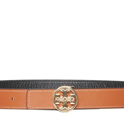 Shop Tory Burch 1'' Miller Belt In Black