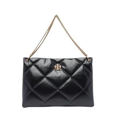 Shop Tory Burch Kira Diamond Quilt Hobo In Black