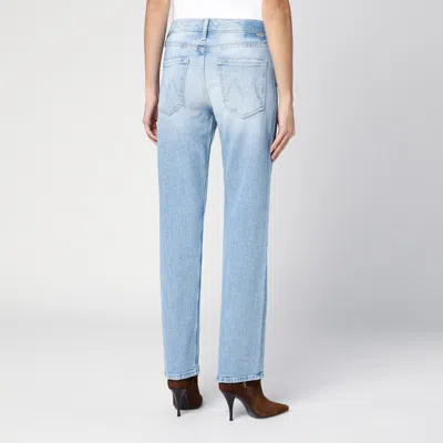 Mother Washed Jeans Smarty Pants In Light Blue