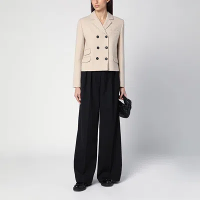 The Garment Mille Double-breasted Jacket In Beige