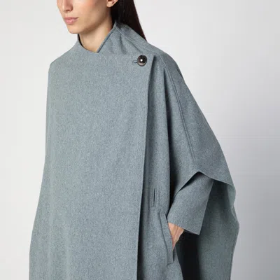 The Garment Wool-blend Cape In Grey