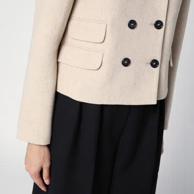 The Garment Mille Double-breasted Jacket In Beige