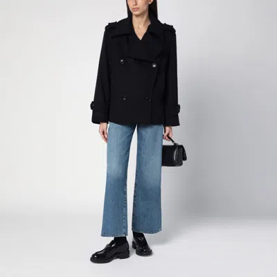 Max Mara Laveno Wool And Cashmere Over Trench Coat In Beige