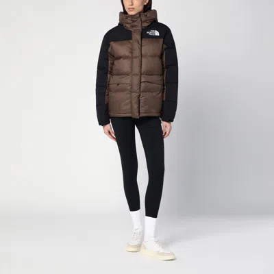 The North Face Womens Coal Brown-tnf Black Himalayan Logo-embroidered Shell-down Jacket In Brown
