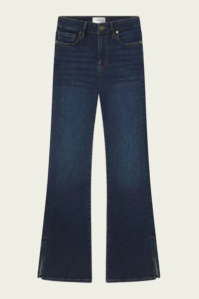 Frame Le Mini Boot Outseam Slit In Moonflower