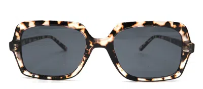 Rz By Rachel Zoe Sheridan Ltrt Rectangle Sunglasses In Grey