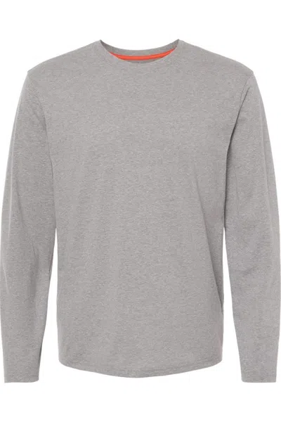 Kastlfel Unisex Recycledsoft Long Sleeve T-shirt In Blue