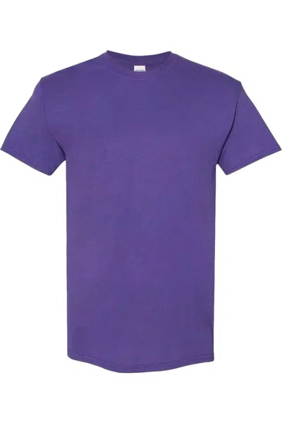 Gildan Mens Heavy Cotton Short-sleeved T-shirt In Blue