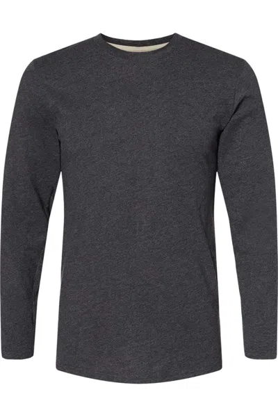 Lat Fine Jersey Long Sleeve Tee In Multi