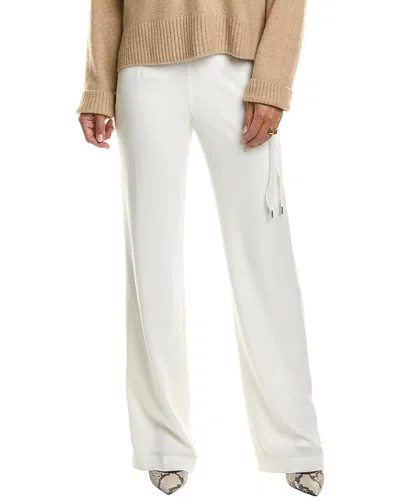 Elie Tahari Crepe Side Tie Pant In White