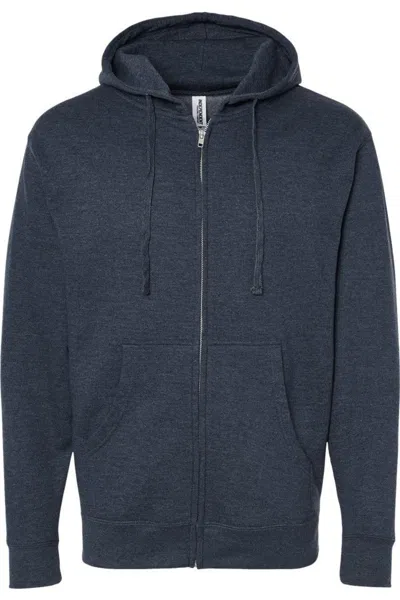 Independent Trading Co. Midweight Full-zip Hooded Sweatshirt In Multi