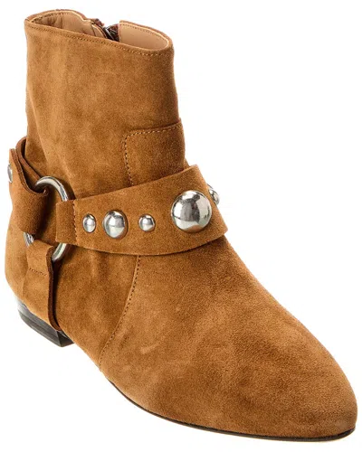 Isabel Marant Siago Suede Bootie In Brown