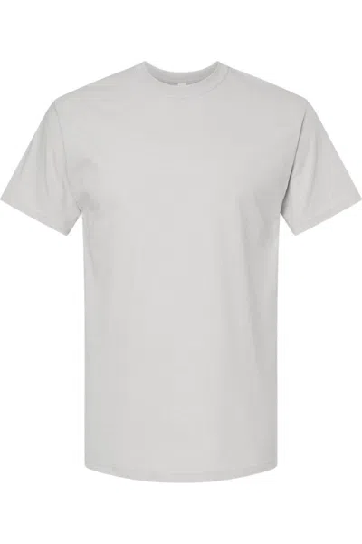 M & O Gold Soft Touch T-shirt In Silver