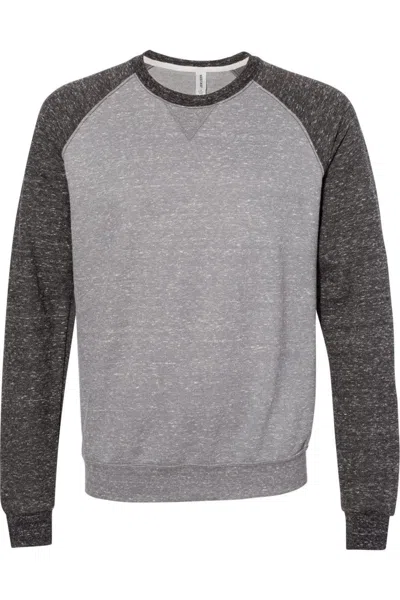 Jerzees Snow Heather French Terry Crewneck Sweatshirt In Multi