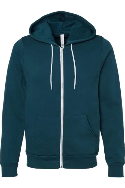 Bella+canvas Sponge Fleece Full-zip Hoodie In Yellow