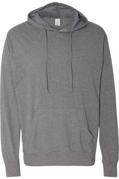 Independent Trading Co. Lightweight Hooded Pullover T-shirt In Multi