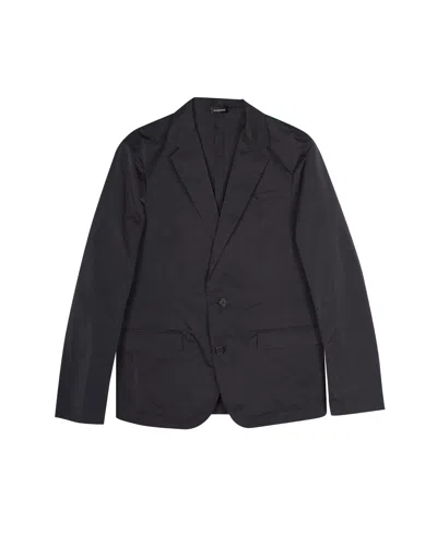 Jil Sander Tailored Single Breasted Blazer In Black Polyester In Black