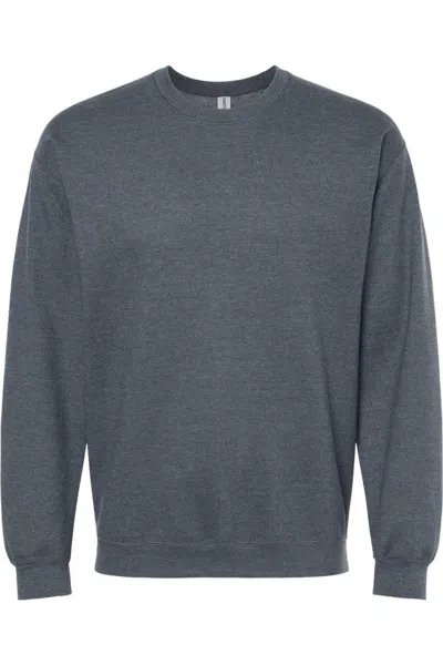 Gildan Softstyle Crewneck Sweatshirt In Grey