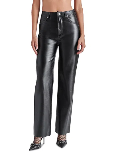 Steve Madden Josie Vegan Leather Pant In Black