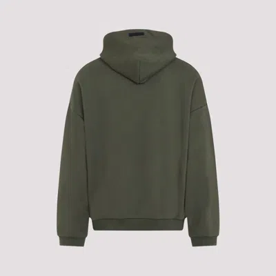 Shop Fear Of God Essential Sweatshirt In Green