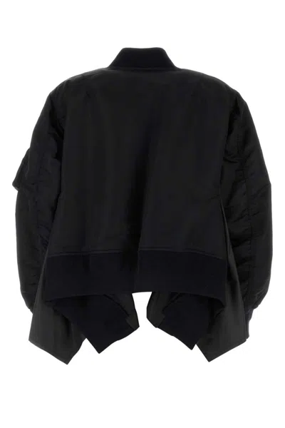 Shop Sacai Shirts In Black