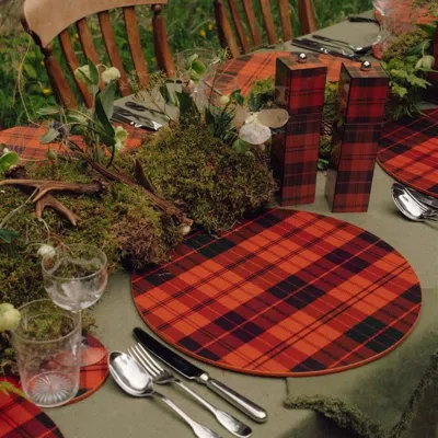 Addison Ross Ltd Uk Ross Tartan Placemats- Set Of 4