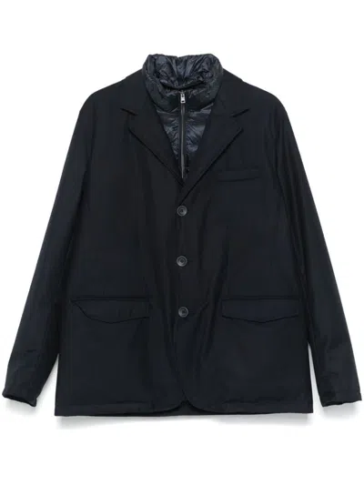 Herno Jacket With Padding Clothing In Blue