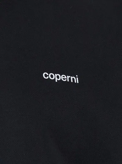 Shop Coperni Logo Hoodie In Black