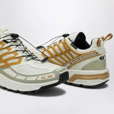 Shop Salomon Sneakers Acs Pro White/ochre/khaki In Multicolor