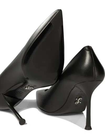 Shop Sergio Levantesi "musa" Pumps In Black