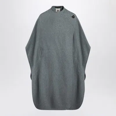 The Garment Wool-blend Crewneck Poncho In Grey