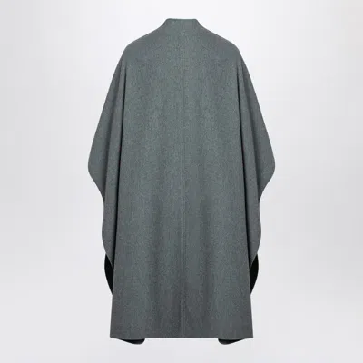The Garment Wool-blend Crewneck Poncho In Grey