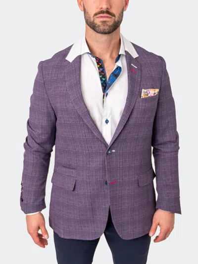 Rise Blazer Unconstructed Preppy Purple In Purple