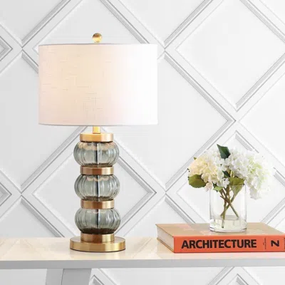Jonathan Y Linna 27.5" Glass/metal Table Lamp