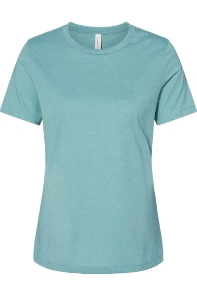 Bella+canvas Womens Relaxed Fit Heather Cvc Tee In Multi