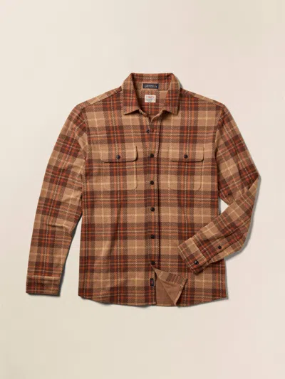 Faherty Legend&trade; Sweater Shirt In Cedar Sands Plaid