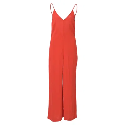 Ba&sh Wide Leg Jumpsuit In Red Viscose In Red