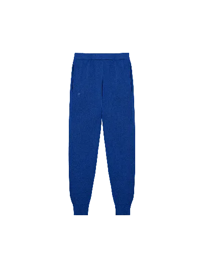 Pangaia Womens Dna Regenerative Merino Wool Track Pants In Blue