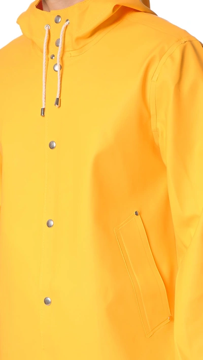 Stutterheim Full-length Jacket In Yellow