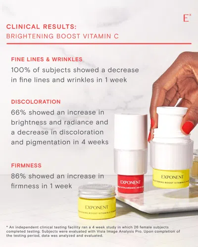 Exponent Beauty Brightening Boost Vitamin C Power Serum