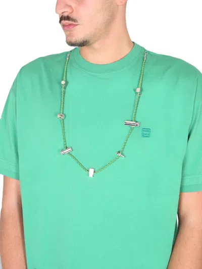Ambush Men's Mini T-shirt With Stopper In Green