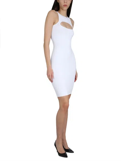 Dsquared2 Dsquared Women Dress Cut Out In White
