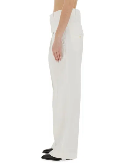 Isabel Marant Woman Pants Off White Size 4 Cotton In White