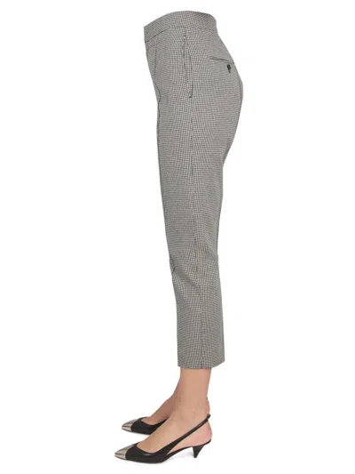 Isabel Marant "sioliran" Checkered Pattern Cropped Trousers In Multicolor